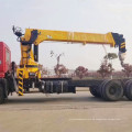 Camión de plataforma plana de China con el auge telescópico de Palfinger de la grúa montada camión de la grúa 2Ton